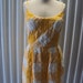 Vintage 80s Anna Sui Quilted Sundress Gingham Dress