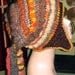 One of a Kind Crochet Hat with Earflaps and Corkscrews Freeform Freestyle