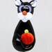 Margo lampwork beads halloween cat pumpkin