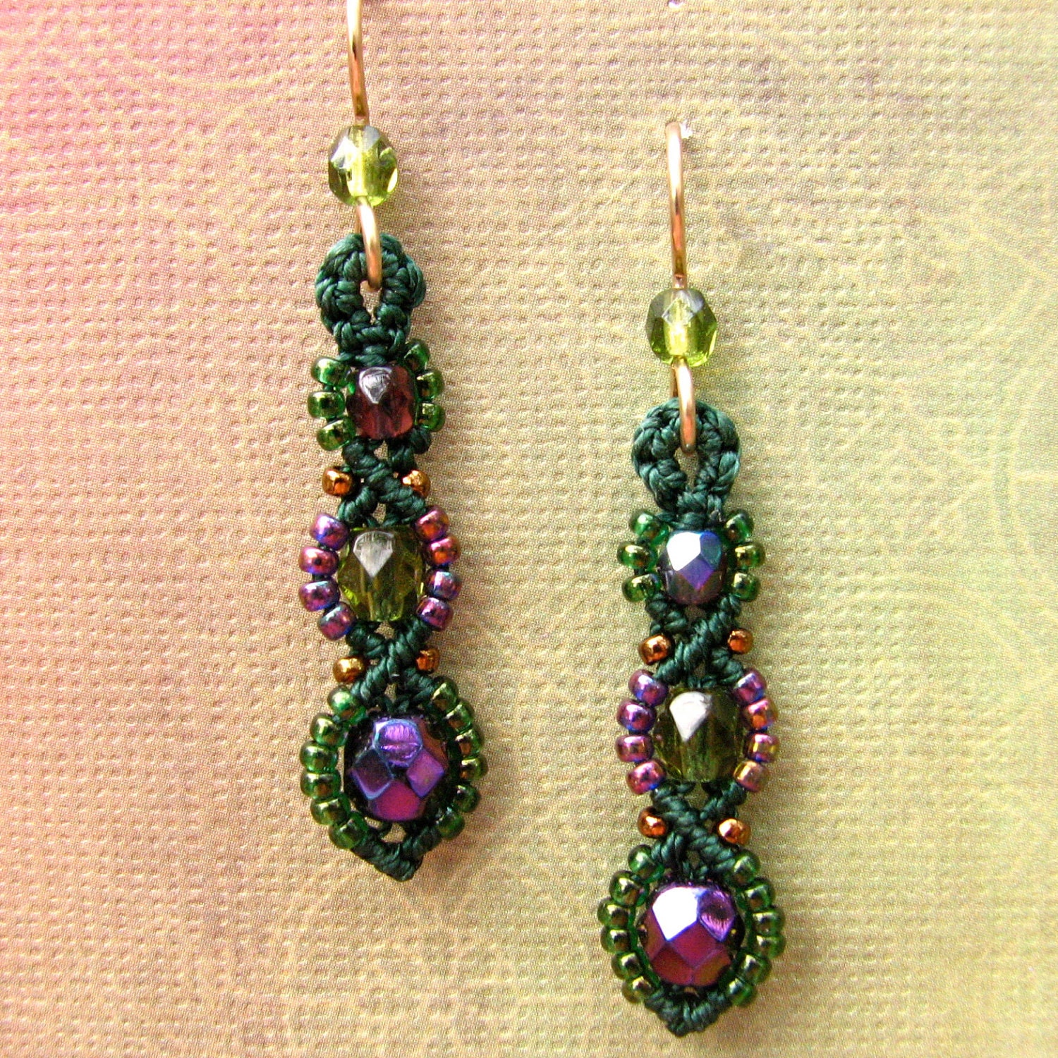 Teardrop pendant earrings pattern jewelry making templates materials bail