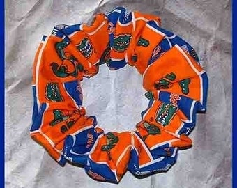 University of Florida Gators Patchwork Hair Scrunchie - Sport , School Spirit, College