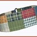 Rustic Patchwork Headband, American Classic Hair Band, Wide Style