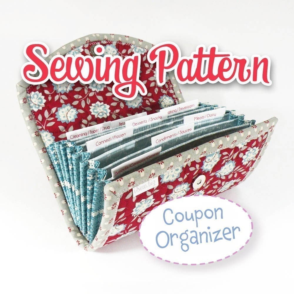 PDF SEWING PATTERN Coupon / Expense Organizer by iSew on Etsy