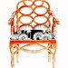 NEW ELKINS CHAIR W/Floral Print