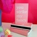 STRIKE MY FANCY Pink Matches