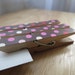 Retro Polka Dots - Clothespin Clips - Brown, Pink, Red, Magenta - Set of 6