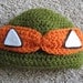 Ninja Turtle Hat Pattern Crochet PDF Any Size