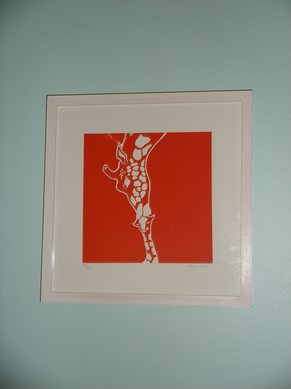 Limited Edition Framed Wall Art Screen Print by foxyandwinston