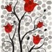 Polka Dot Flowers -- Mini Print 4x6