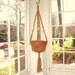 macrame plant hanger Linus Jr. tan