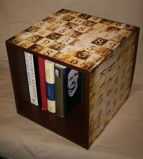 12x12x12 Wooden Storage Box Vintage Ephemeralike