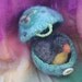 Ready 2 Ship - Needle felted Bird in an Egg