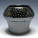 Dotted Vase with Mirrored Black Glaze