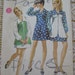 Vintage 70s Simplicity 8710 Mini Dress and Vest Pattern sz 9/10 B30.5