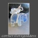 Opalite Buddha's White Elephant Charm by Cornerstoregoddess