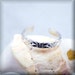 Flower Pattern Sterling Toe Ring Sterling Silver Toe Ring (STR001)