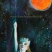 Fly Me To The Moon- Original mixed media painting by Maria Pace-Wynters