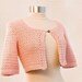 Crochet Pattern--Bolero for sizes s-xl