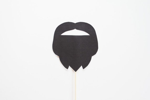 Items similar to Printable Beard and Mustache on Etsy