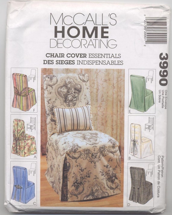 Parsons and Ladder Back Chair Covers Pattern Six by BusyBasket