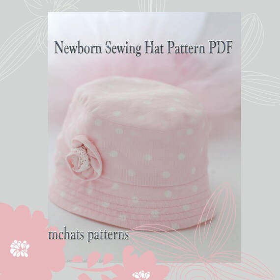 Items similar to BABY hat pattern easy to sew PDF pattern oval brim not