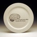zombies love brains 9 inch dinner plate