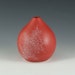 SALE Small Pebble Vase in Red