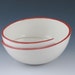 Whirl Bowl with Red Accent