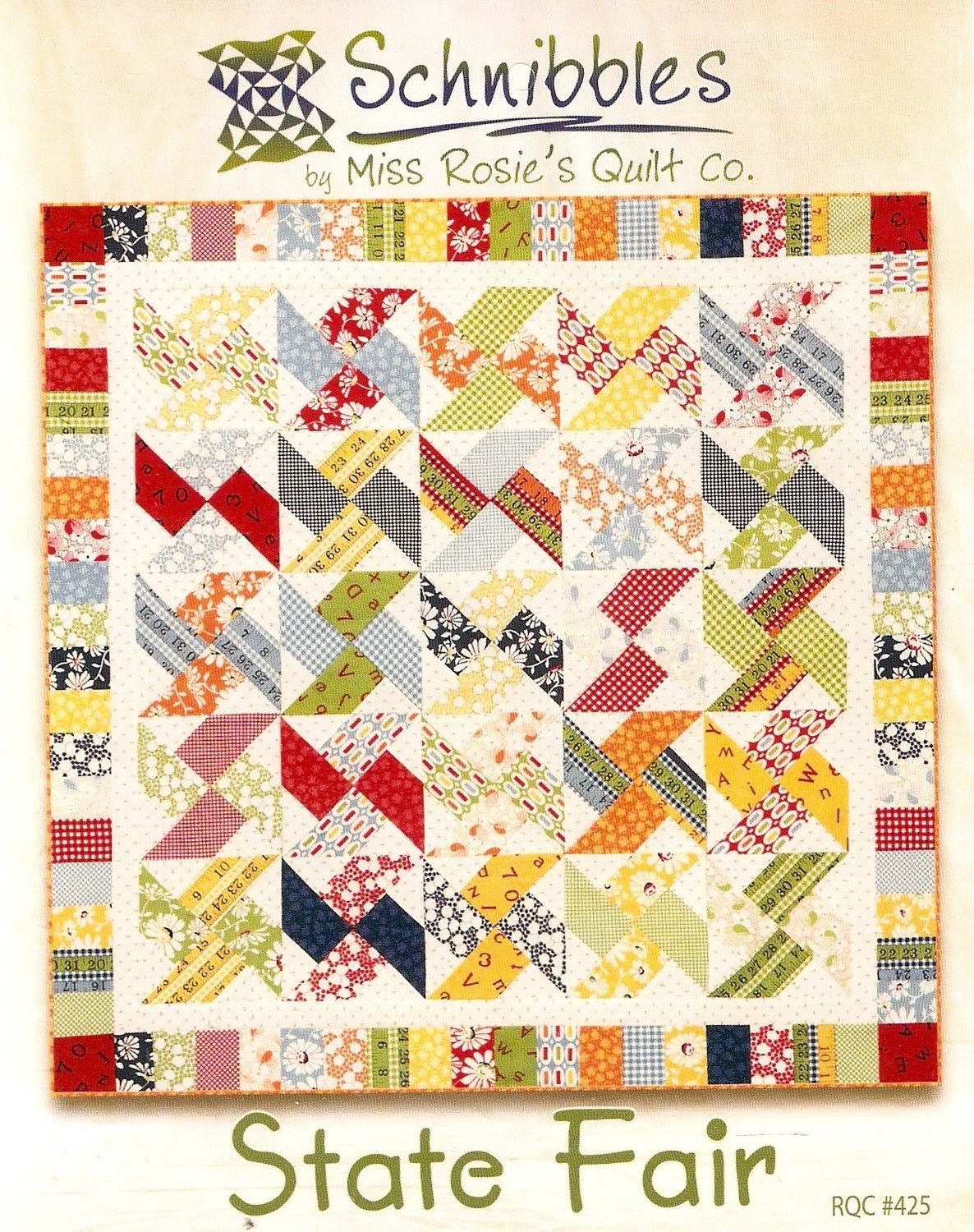 State Fair Schnibbles Quilt Pattern for Charm by SweetPeaFabricsUT