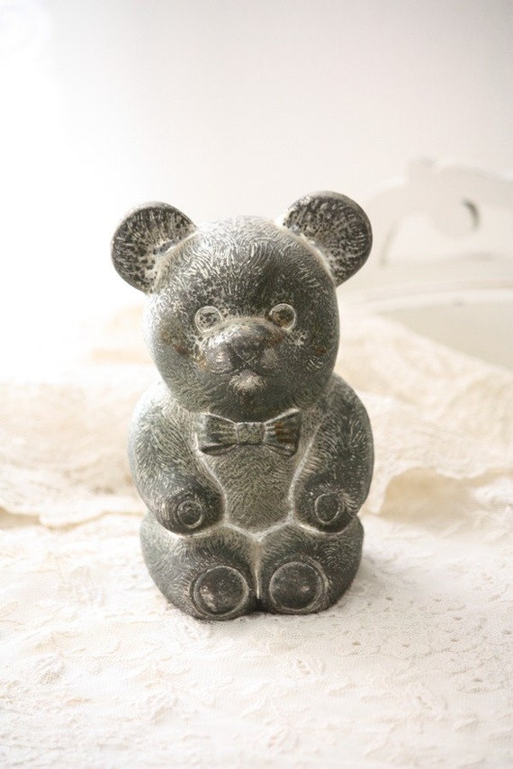 metal teddy bear