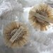 Paper Rosettes. Vintage inspired holiday ornaments.