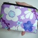 SALE Lavender Little Zipper pouch Coin Purse Gadget Case Eco - Friendly (Padded) Harmony Sakura