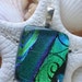 Pretty Green Paradise Dichroic Fused Glass Pendant B1 P9