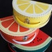 mixed fruit vintage style suitcases