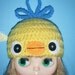 lil' bird brain BRIGHT YELLOW