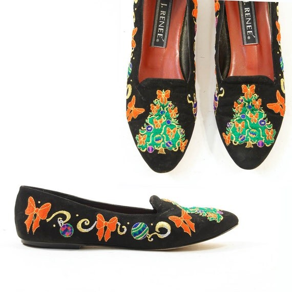 ladies christmas flats