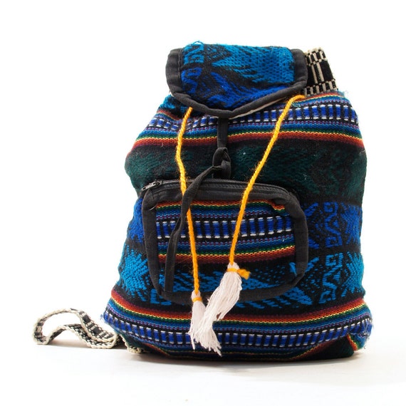 90s Guatemalan Fabric Mini Backpack