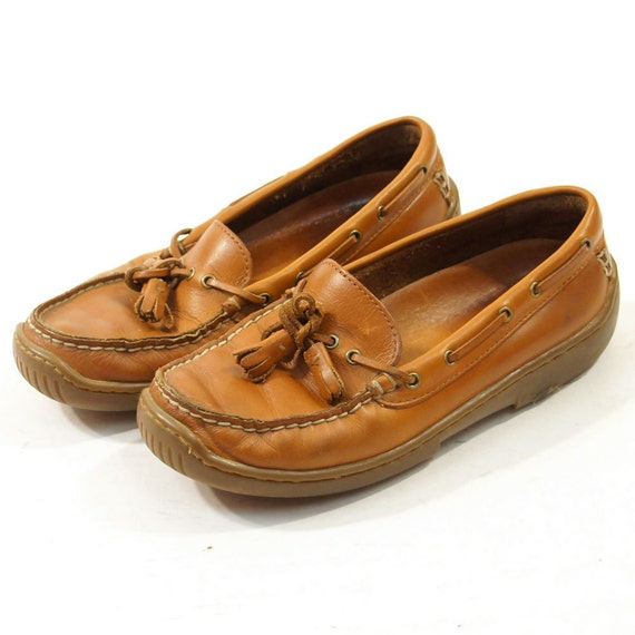 70s BASS Leather Loafers / sz 6 by SpunkVintage on Etsy