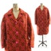 SALE 50's Mod Wool Tweed Coat in Bright PInk