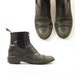 Vintage Ariat Zip Up Ankle Boots in Black Leather / Men's sz 4 / Women's 5.5