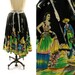 50s Hand Painted Mexican Circle Skirt