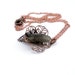 Smoky Quartz Spike Necklace, Antique Looking Crystal Necklace, Raw Gemstone Jewelry