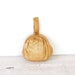 Gold Metallic Old Hollywood Round Handbag
