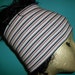 Pink and Gray Striped Head Hugger