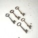 ON HOLD 5 Vintage Skeleton Keys