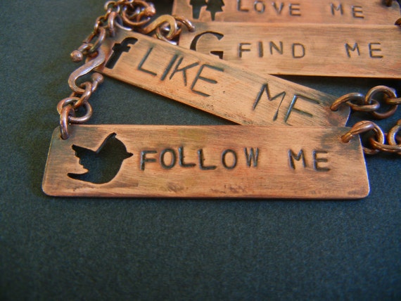 items-similar-to-copper-necklaces-social-media-like-me-love-me