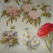 1934 FLOWERS Antique Color Plate Original Print for Altered Art or Framing