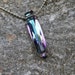Cosmopolitan ... Swarovski Crystal Lilac Light Vitrail Purple Column ... Necklace on Sterling Silver