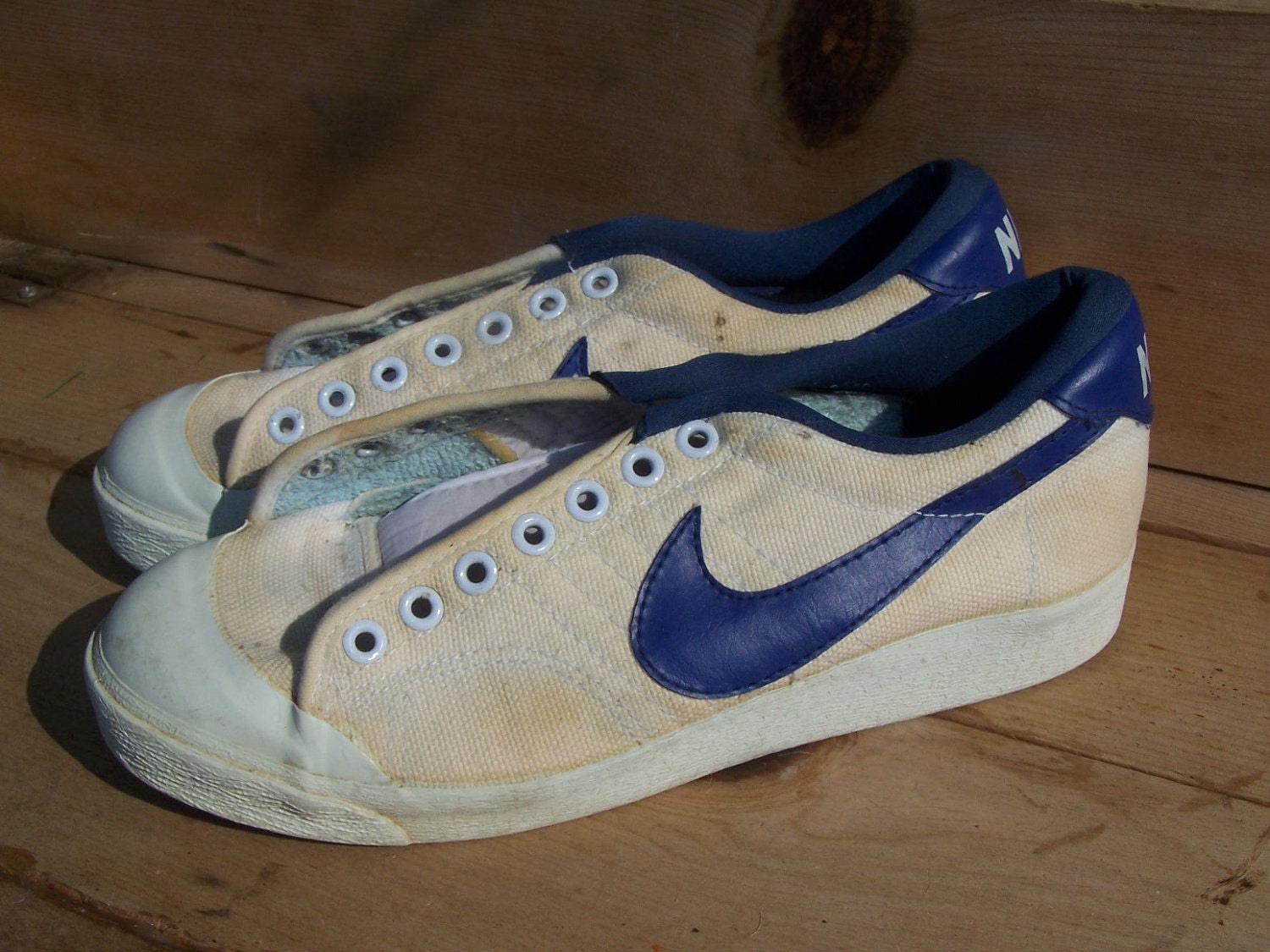 Vintage Nike All Court Canvas Low Top Tennis By Thehomegnome