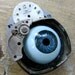 Steampunk Brooch Eye on You vintage assemblage artisan jewelry by mary vogel lozinak srajd